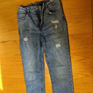 Boys distressed skinny jeans